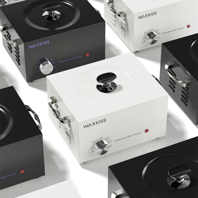 Customize Logo 3000ml Volume Wax Heater Machine White Pink Depilatory Wax Warmer For Hair Removal