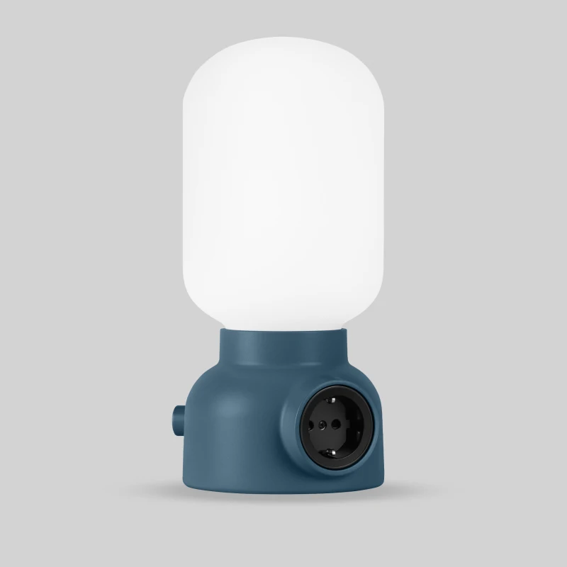 Nordic simple multiple colors plug lamp Table