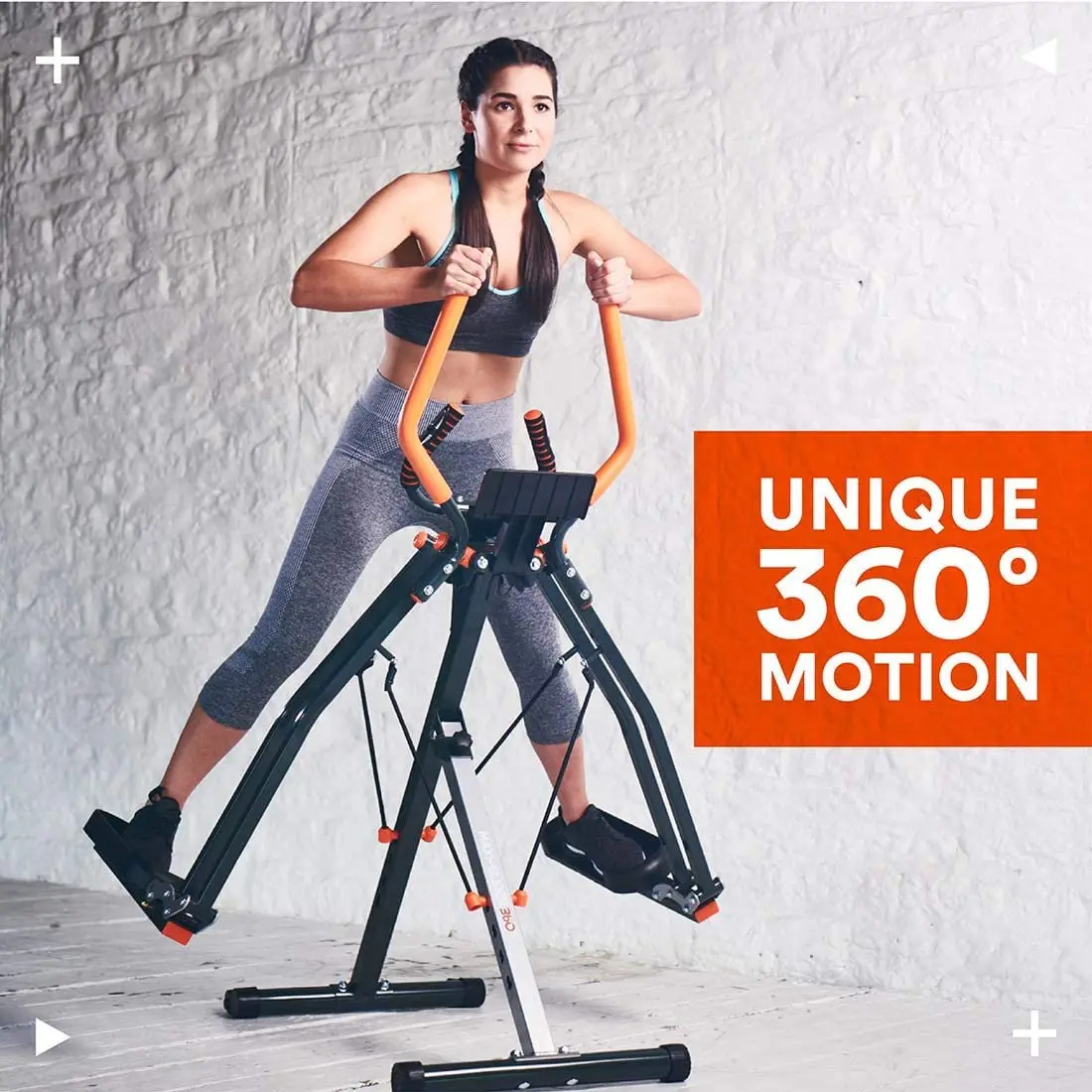 Best Maxi Glider 360 Slim Easy Stride Workout Air Walker and Air Glider Exercise Machine for weight loss