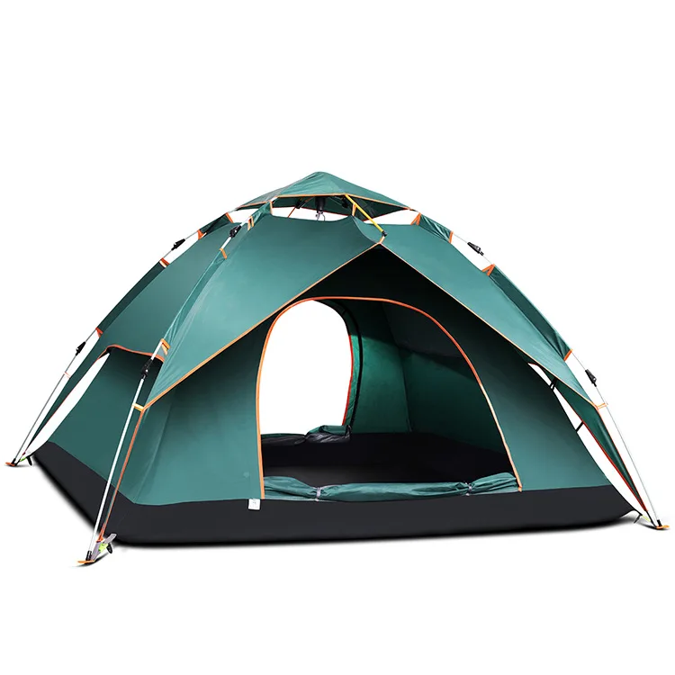 
Manufacturers wholesale outdoor camping fully automatic multi-person tent leisure beach thickened rain thickened couples tent 