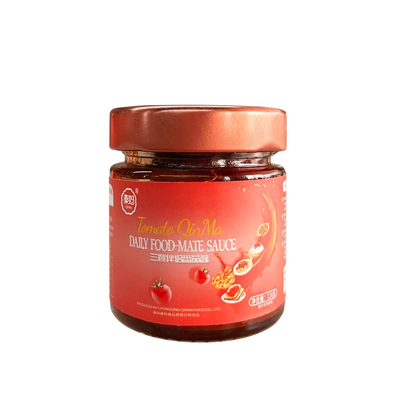 Qinma Daily Food-mate Sauce for Multi-functional Use 120 g Sweet Fresh Tomatoes from Farm None Additives Factory Wholesale