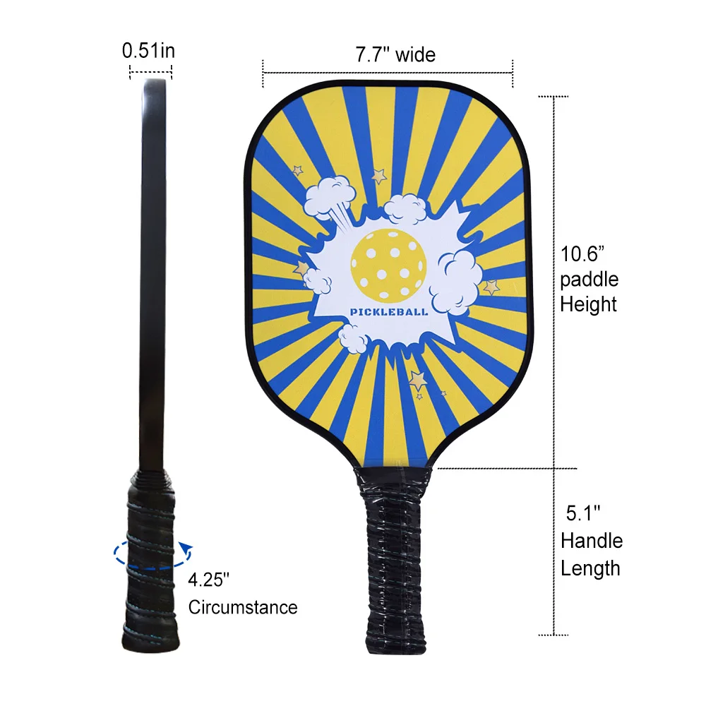
Fashion Sports Pickleball paddle Cheap Price Graphite indoor pickleball Pickleball Paddle 
