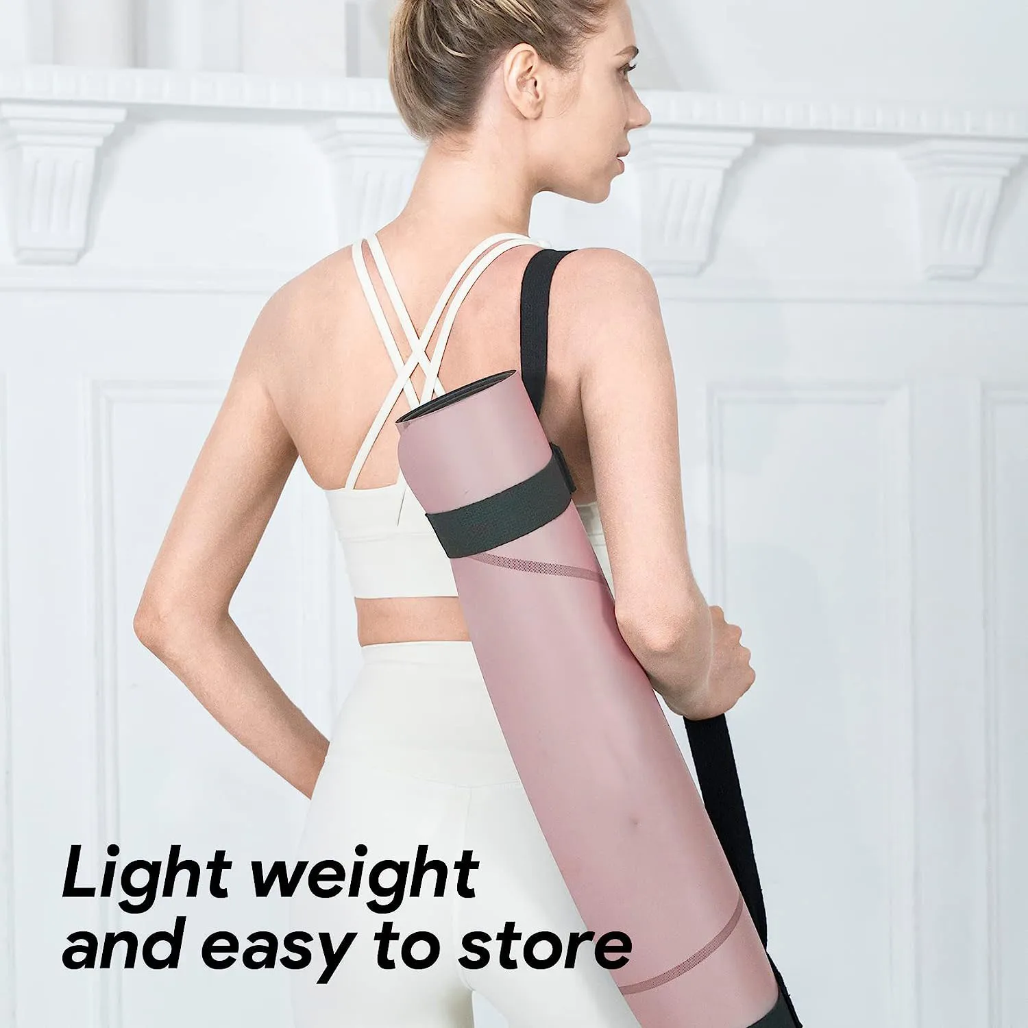 Custom advanced 4mm thick eco-friendly sports fitness home workout anti slip tear pink large yoga mat rank