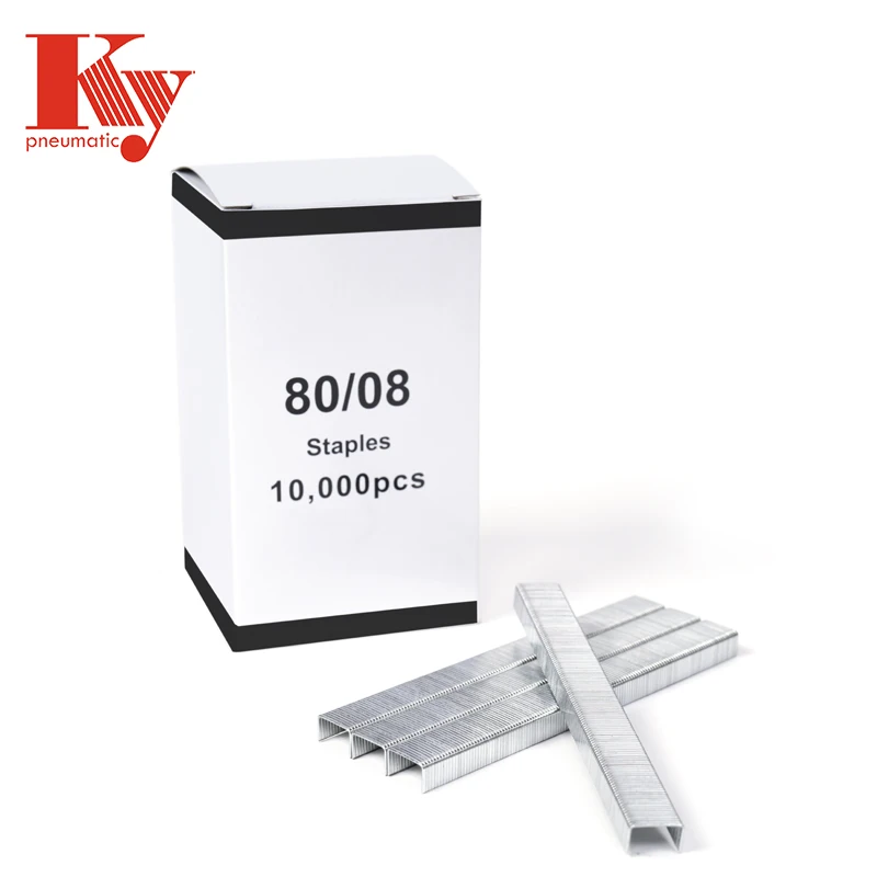 Пневматический крепеж 21 калибра U-образная обивка железная оцинкованная тонкопроволочная Скоба 8004 8010 8012 для дивана штапель
