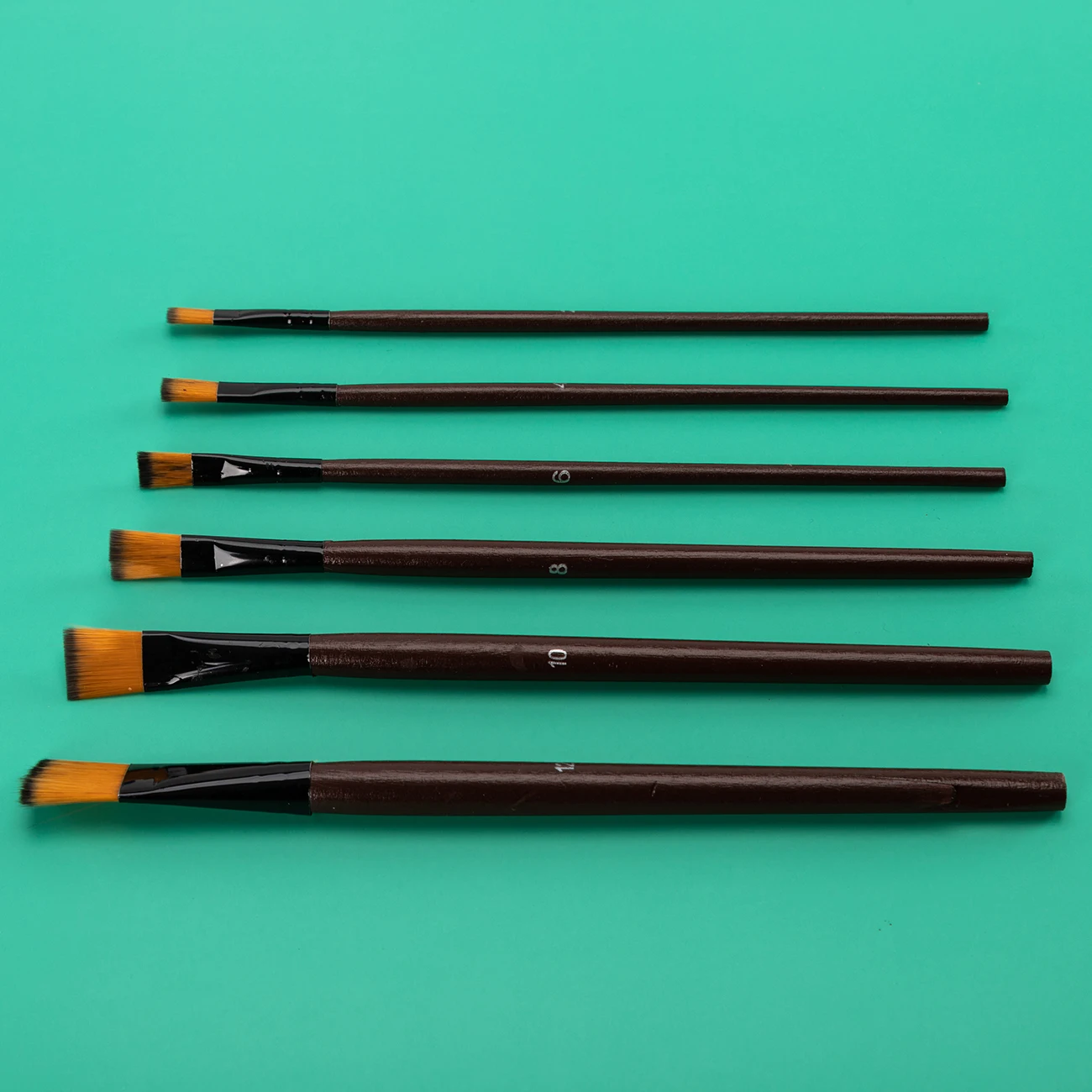 1/2 дюймов плоская яркая кисть для рисования Премиум качество синтетический соболиный ворс акриловой акварельной масляной живописи