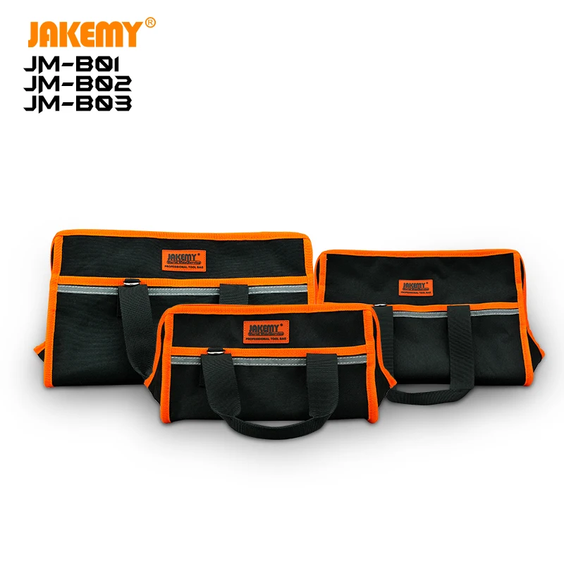  JAKEMY B03 Прочный инструмент для хранения инструментов из ткани Оксфорд сумка с прочной молнией хорошо подходит