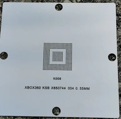 CPU GPU Stencils 9 pcs for XBOX360 CPU GPU Stencils 80x80 90x90mm BGA Reballing Station Game Console BGA IC Reballing Repair too