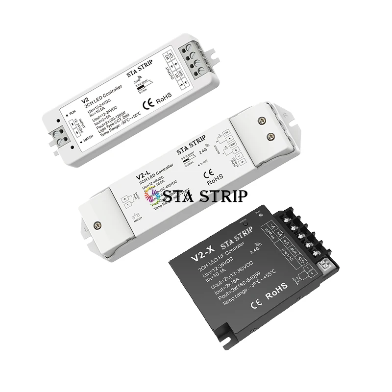 R7-1 12-24VDC двухцветная настройка температуры CCT пульт дистанционного управления RF2.4g беспроводной сенсорный колесный светодиодная лента переключатель света диммер