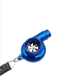 JSZ Real Whistle Sound Turbo Keychain Spinning Auto Parts Model Turbine Turbocharger Key Chain