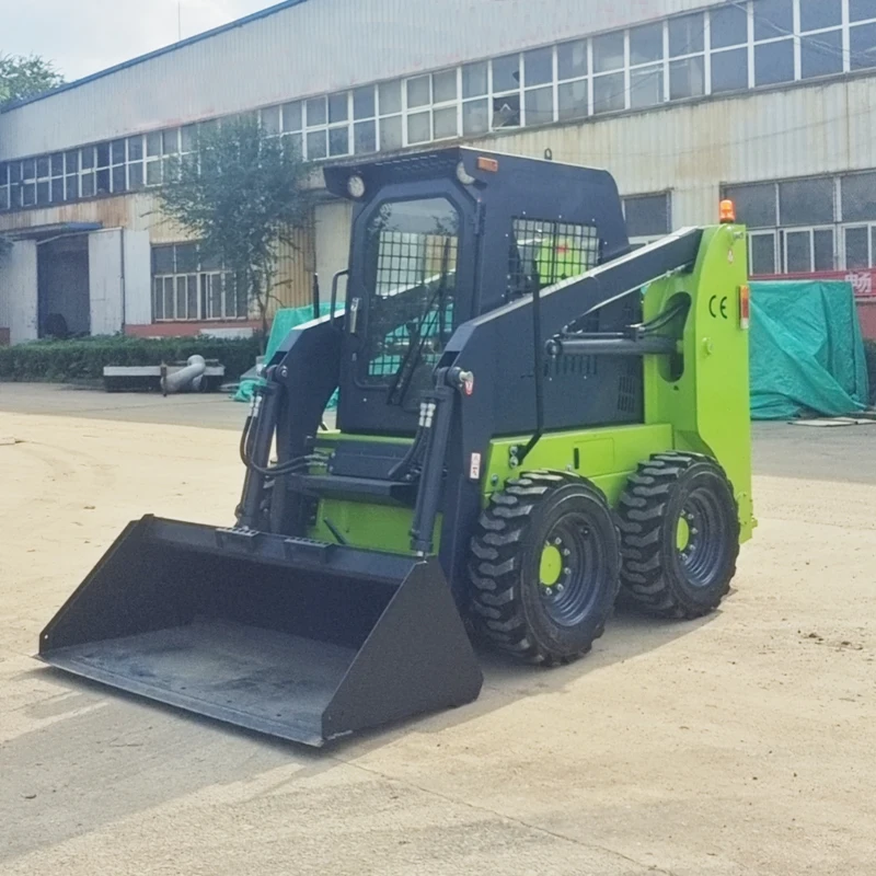 Euro 5 CE EPA Chinese Skid Steer Loader 3000KG 4000kg Mini Wheel Loader For Sale Skid Loaders Fast Delivery