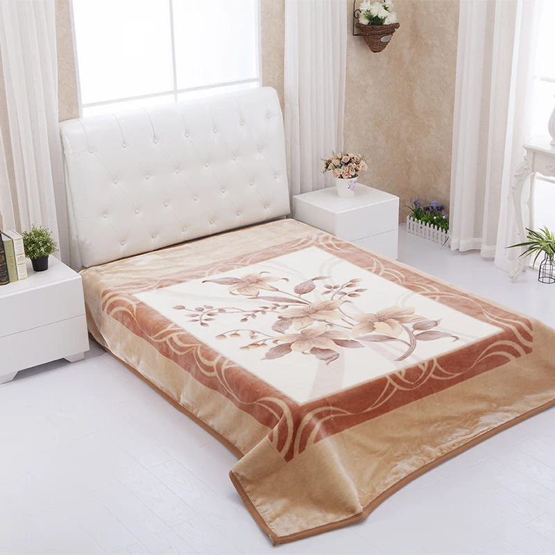 
HOT!Tender Touch double ply 4.5kg/5kg/55kg Korean style mink blankets 