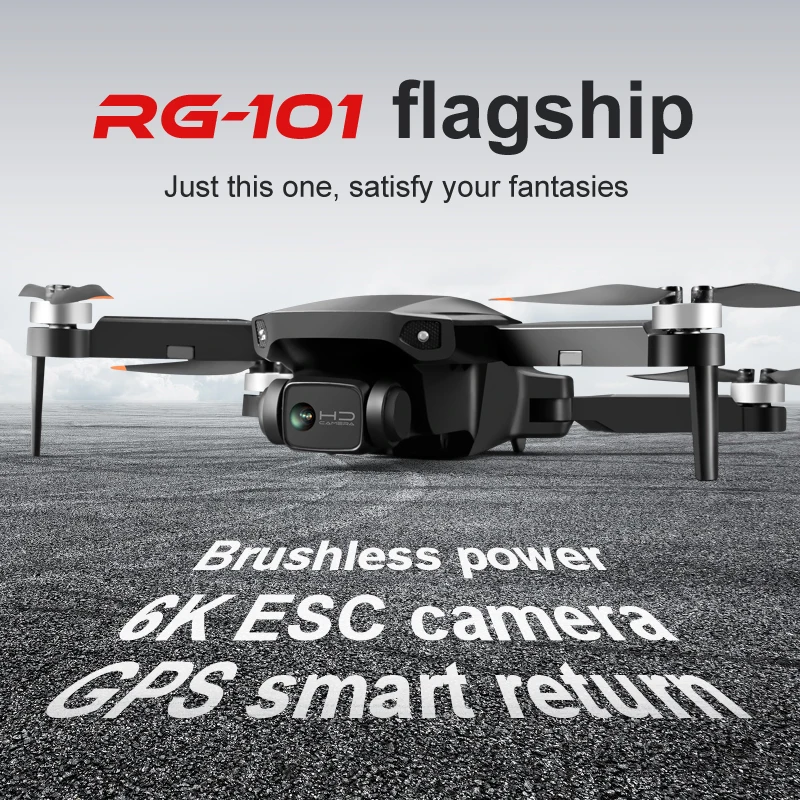 2021 Amazon Лидер продаж RG101 мини дроны 6K ESC HD Двойная камера профессиональный Дрон 5G Wifi GPS перезаряжаемые радиоуправляемые