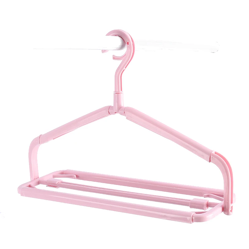  Convenient Retractable Space Saving Tower Hanger Plastic Rack
