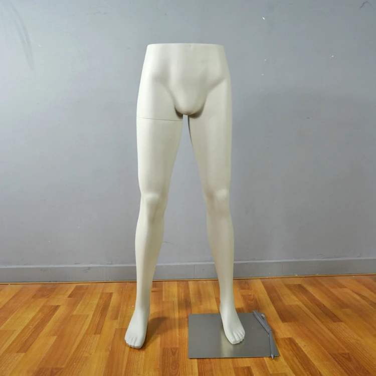 For trousers display fiberglass standing man lower half body mannequin,leg mannequin