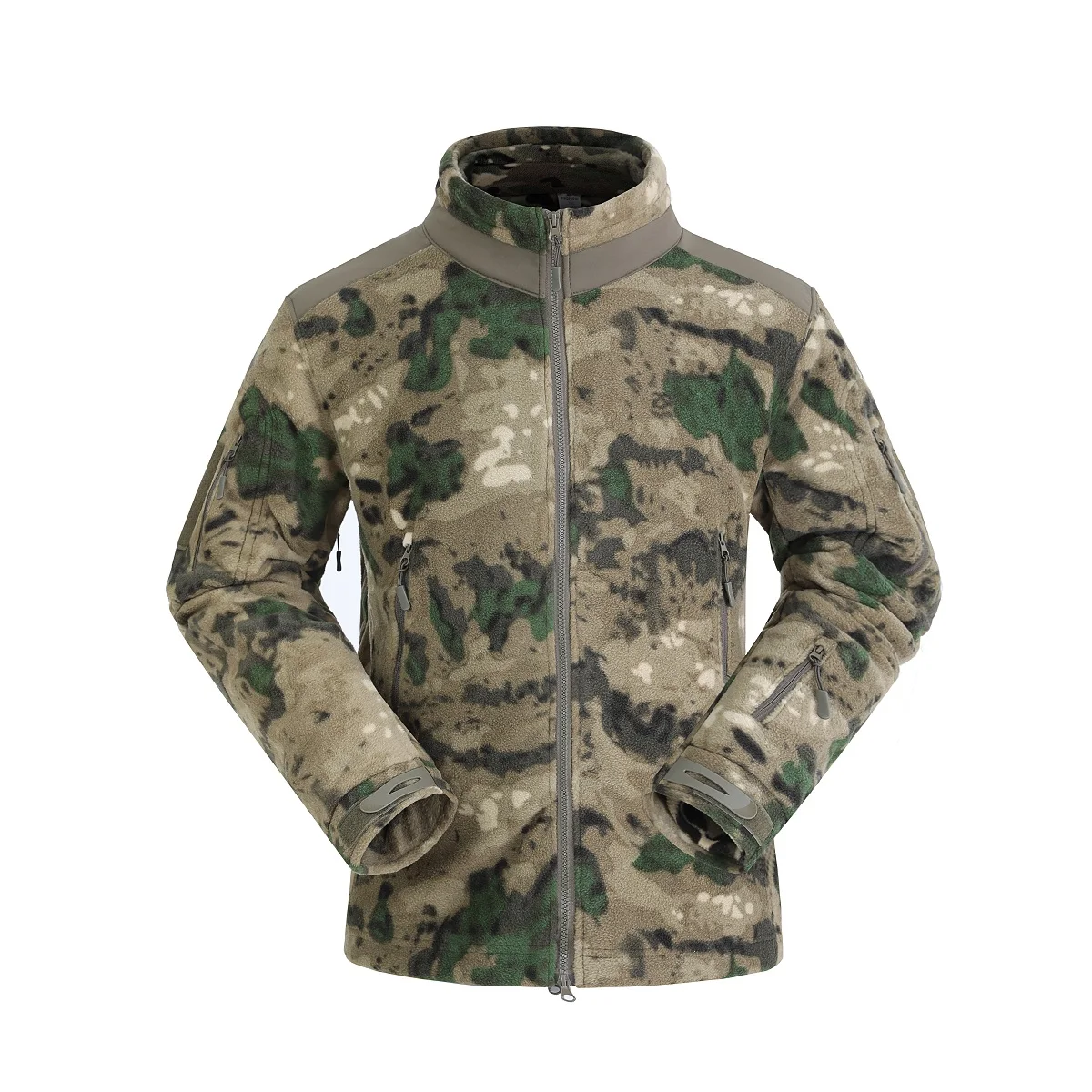 Wholesale Windproof Warm Tactical Clothing Men Camouflage Tactical fleece jacket inner