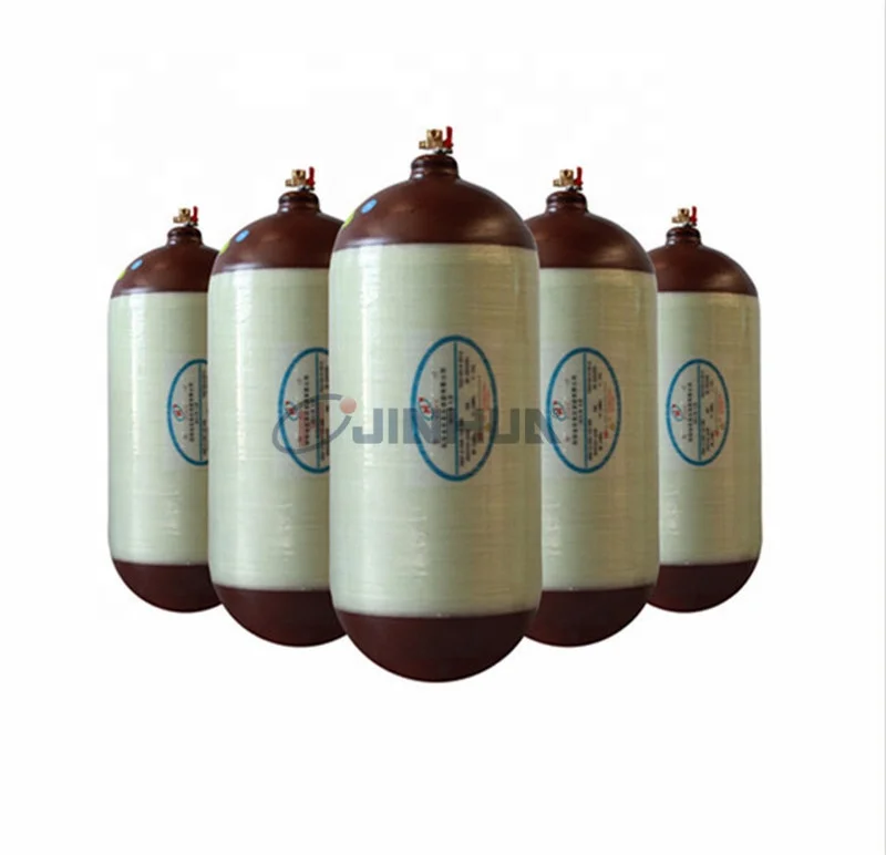 Cng Type 2 Composite Hoop-wrapped Fiberglass Tank Gas Cylinder For Car/ Truck/ Vehicle