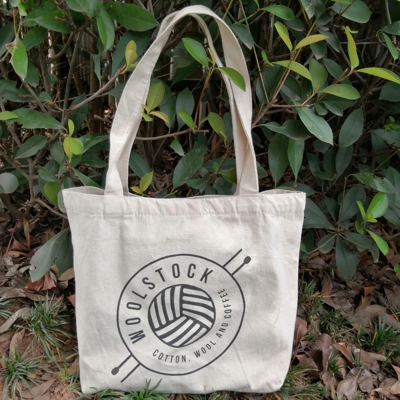 Оптовая продажа, перерабатываемая сумка-мессенджер из конопляного хлопка с цветком