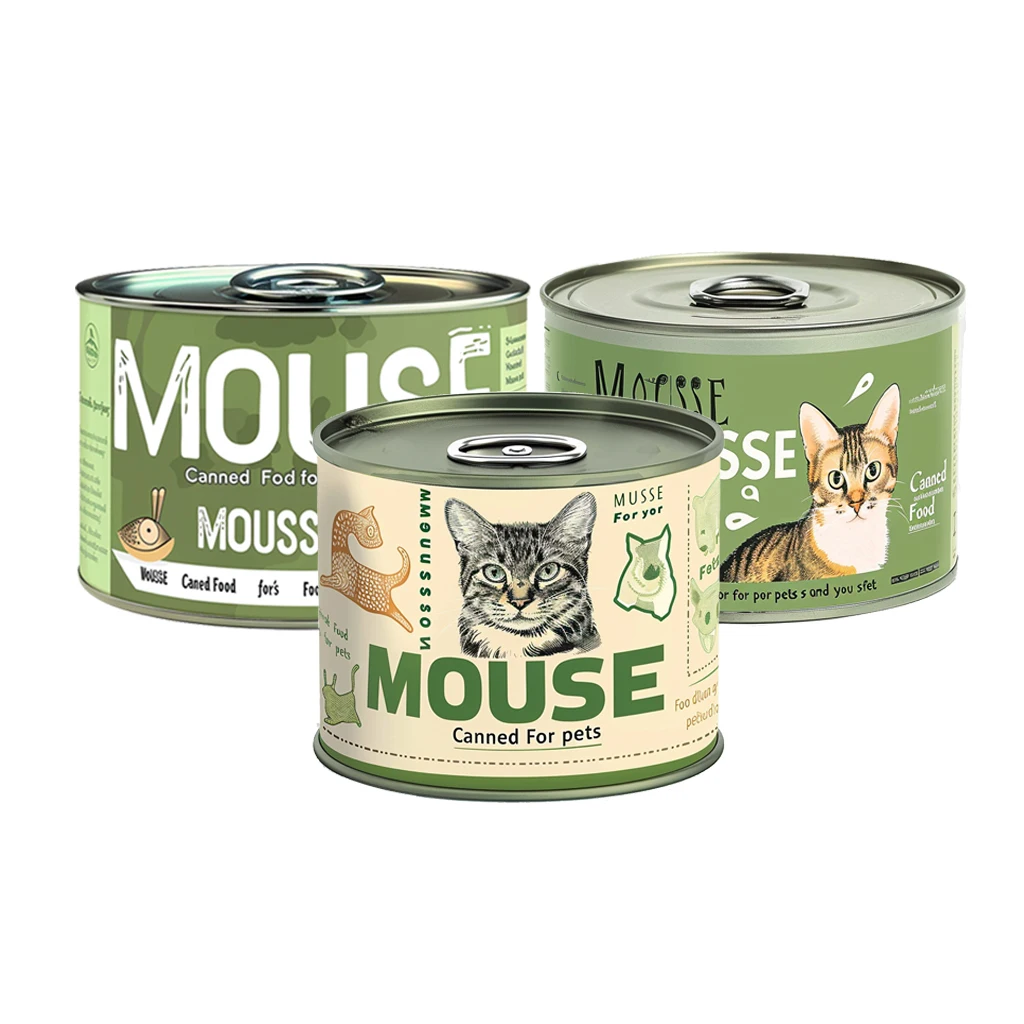 Fresh Meat Balanced Diet Cat Snac Fish Beef Chicken Cat Cans Creamy Treats Pet Food