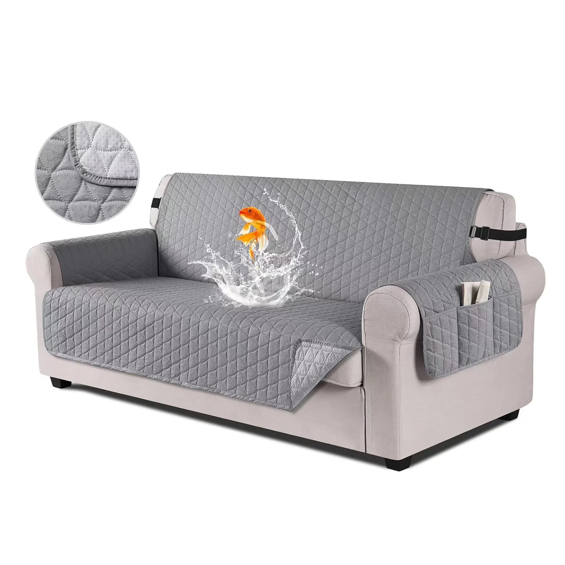 Dog Couch Protector Reversible Anti Silp Sofa Covers for 3 Cushion Couch Sofa Pet Bed Mat