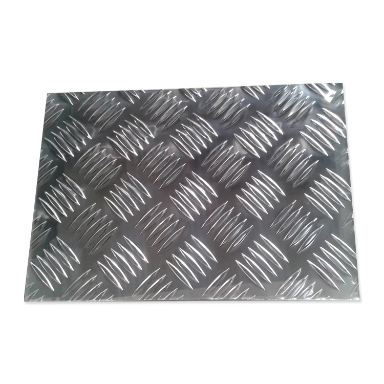 Aluminum Embossed Sheet 1100 H24 Five Bar Diamond Surface 2.5mm