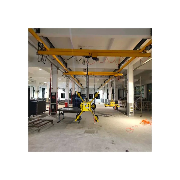 Фабричный гибкий комбинированный мостовой кран KBK 90 тонн, взрывозащищенный штабелер