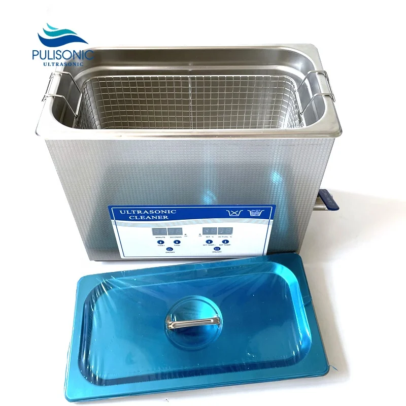 6L Table Ultrasonic Transducer Cleaner Bath With Timer/Heater Used For Washing Medical Instrument Parts