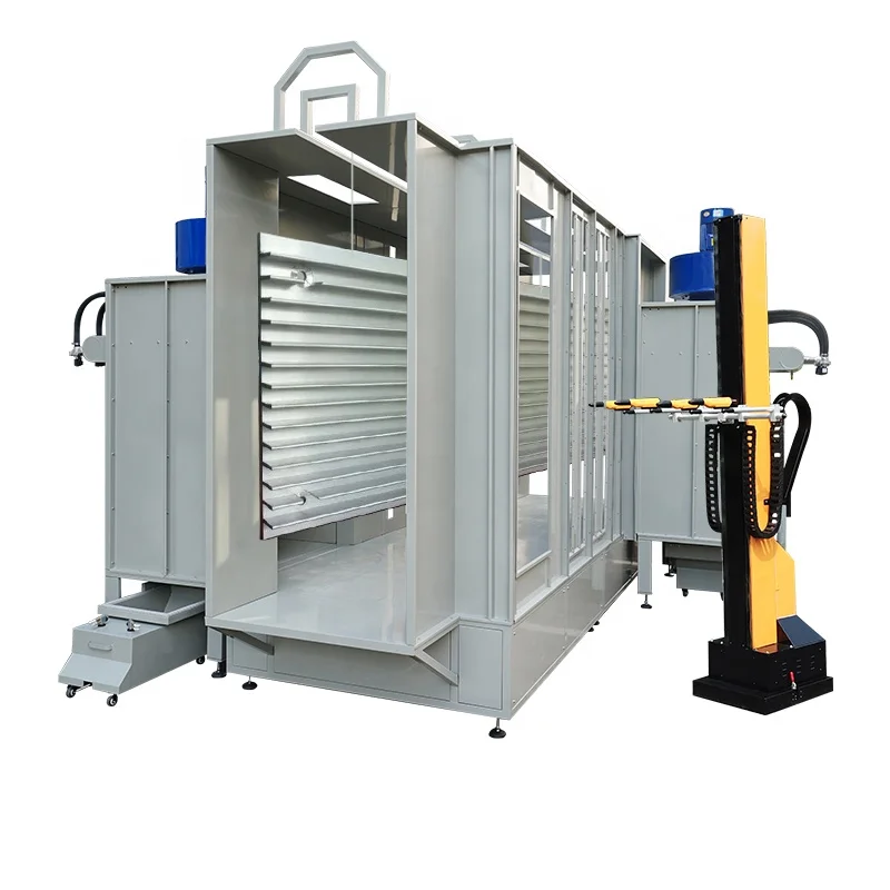 COLO Hot Sale Automatic Powder Coating Booth Equipment for Aluminum profiles/steel plates