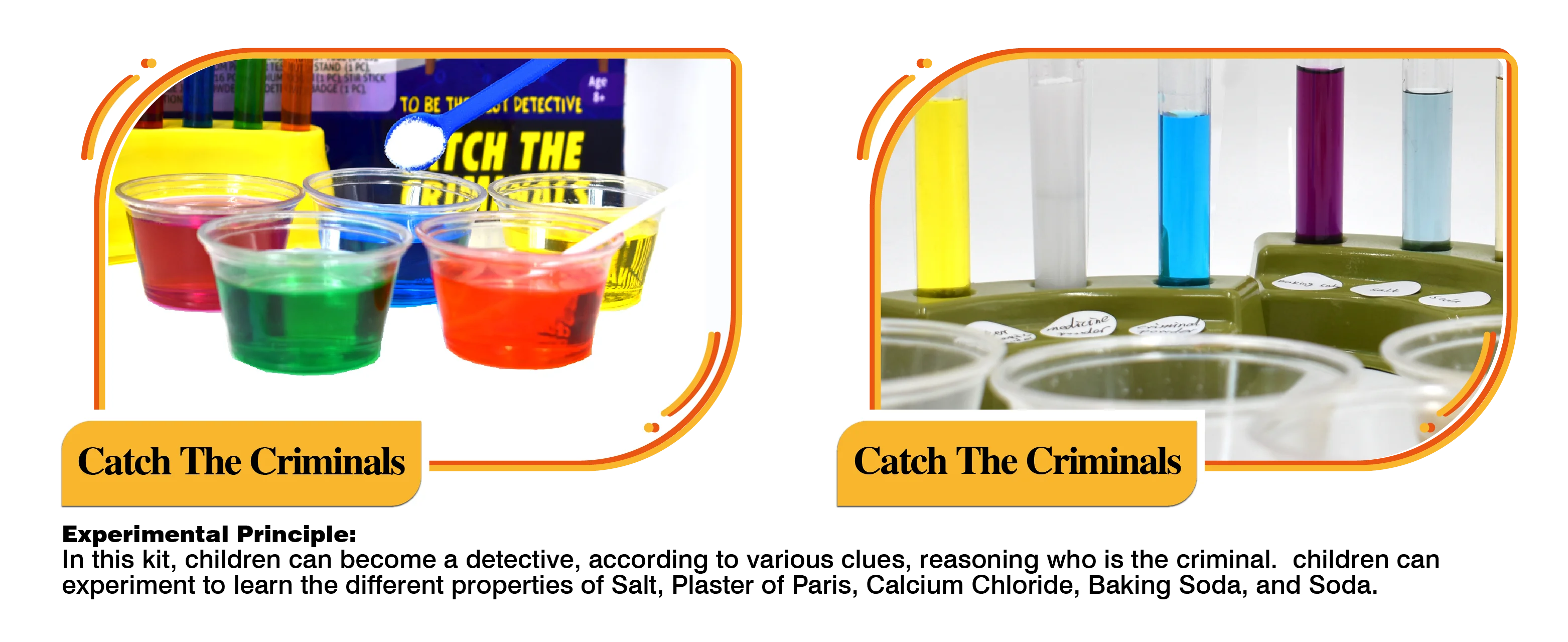 BIG BANG SCIENCE Educational Science Lab Experiment Kit Catch The Criminal Inspiring Kids Detective Training