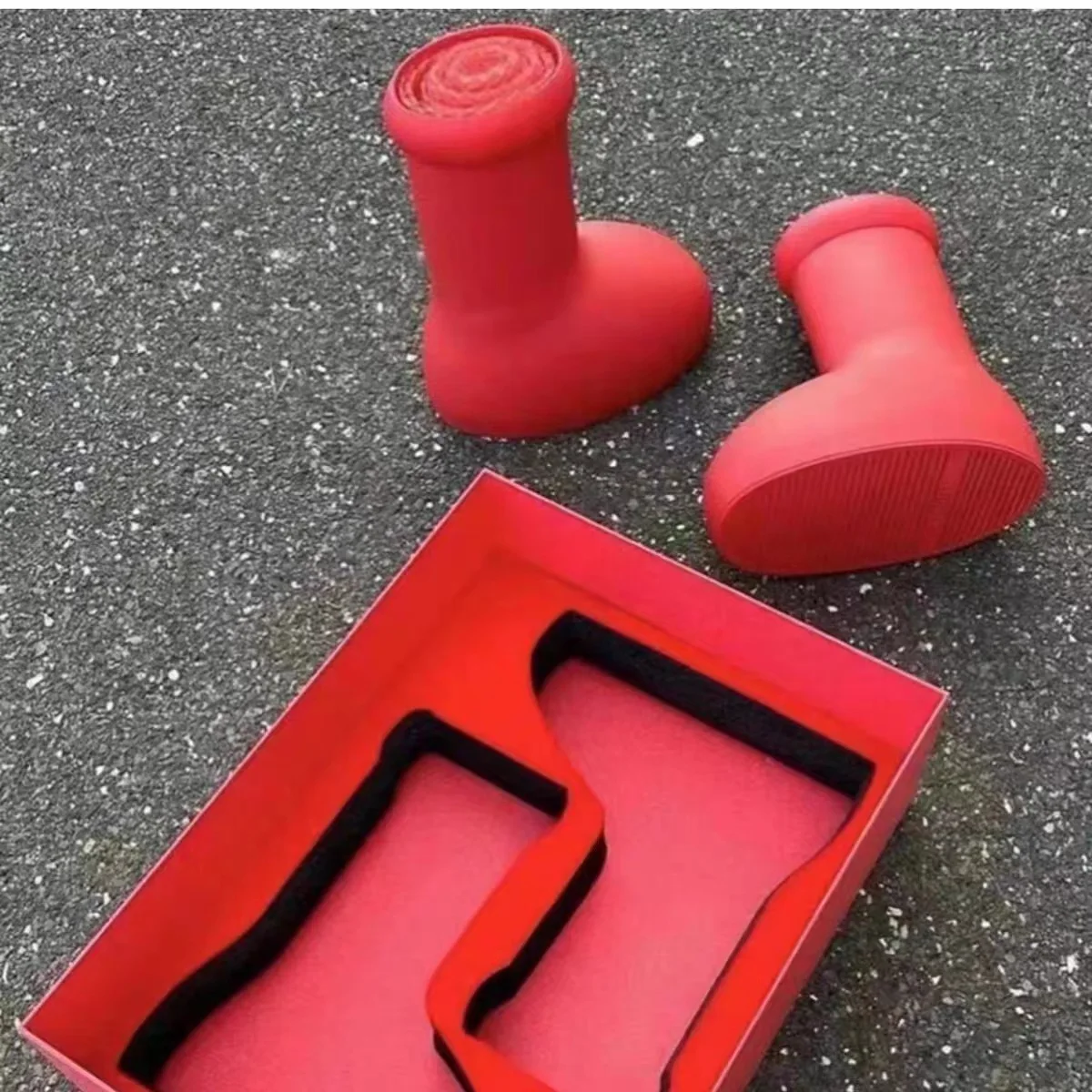 Mid-leg boots custom wave Big Red Boot body boot 2023 new design latest Wholesale factory manufacturer sneaker