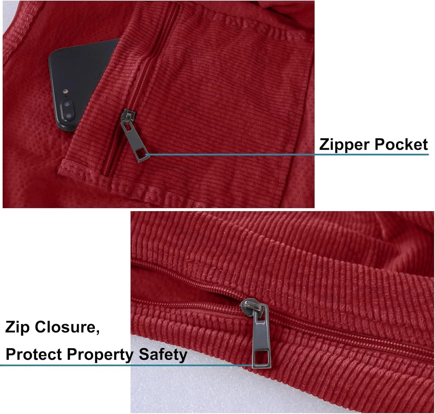 Fashion Style Custom Hot Sale Corduroy Canvas Bag Commuting Tote Bag Large Capacity Reusable Bag