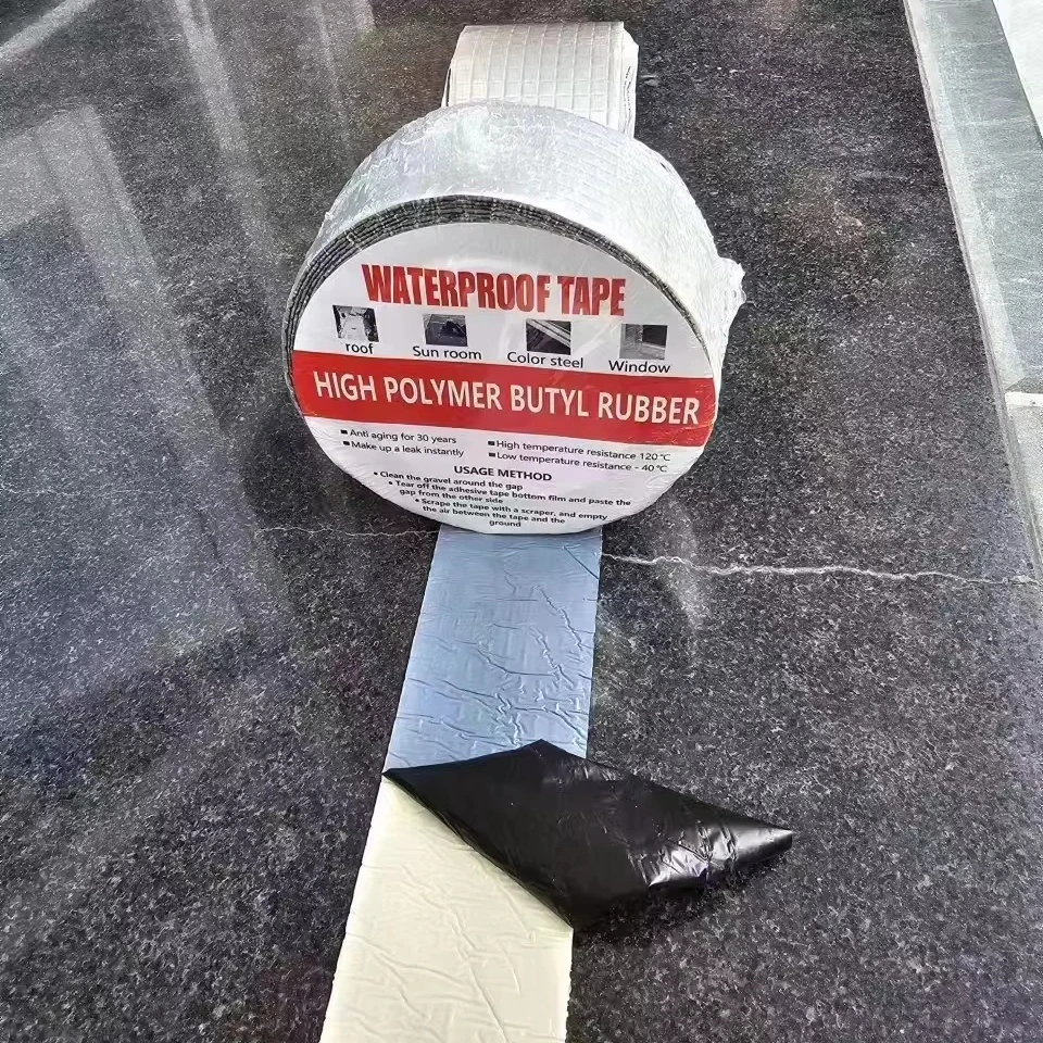 Factory wholesale strong sticky waterproof BUTYL TAPE roof repair sealant Waterproof Tape
