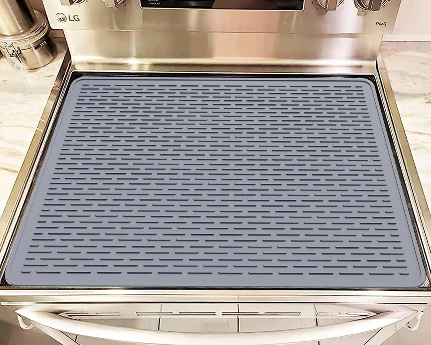 Extra Large Silicone Dish Drying Mat Glass Top Stove Mat For Electric Stove Silicone Stove Top Cover