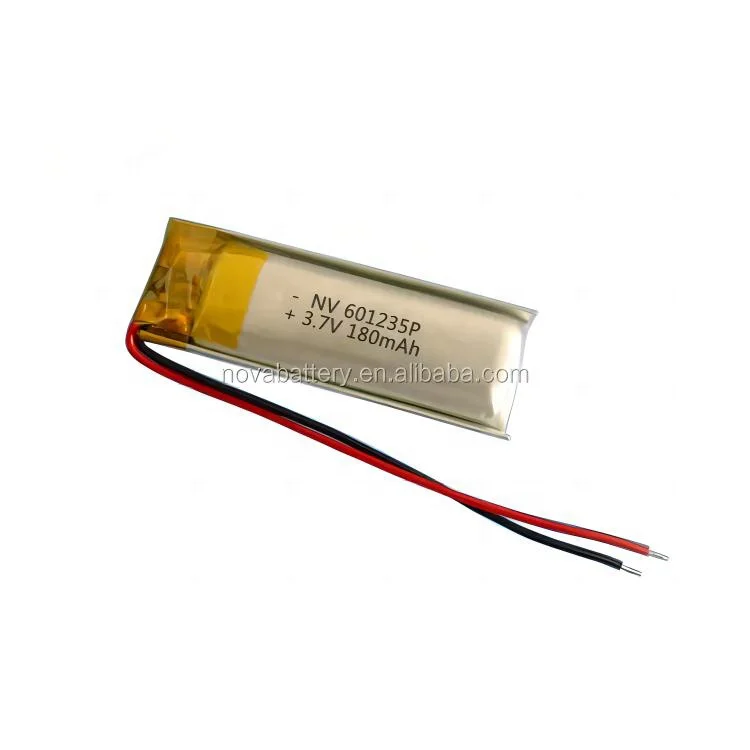 Оптовая продажа lipo 3 7 В 180 мАч 200 0.67wh 601235 300 аккумуляторная батарея gps