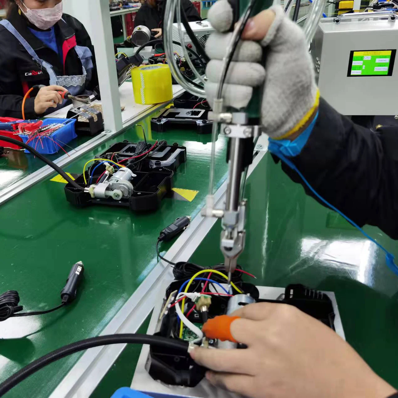 150PSI Portable Car Tire Inflator Smart Digital Tire Pressure Detection Auto Air Compressor For Car Bike Motorcycle