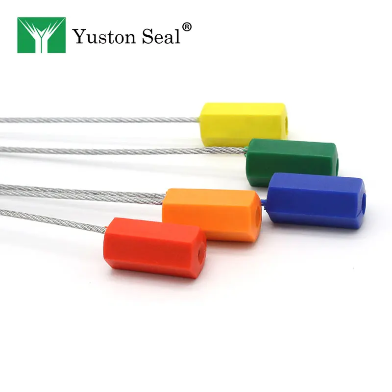 YTCS107 disposable security locks steel body wire cable seal for container