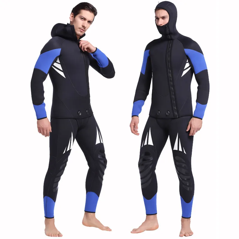 2pcs Sets 3MM 5MM Neoprene Diving Spearfishing Wetsuit