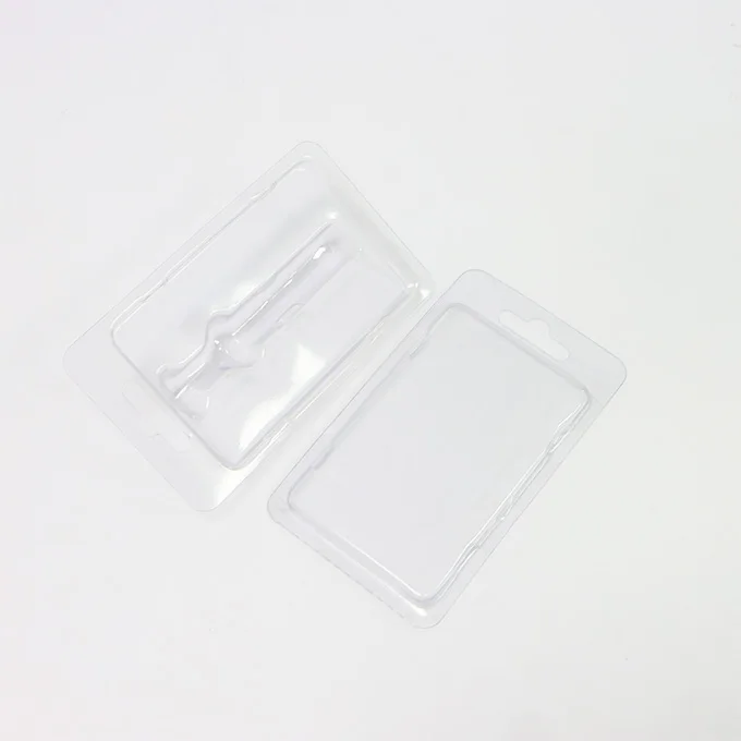 Wax Melt Clamshell Box Clear Blister Tray Packaging Empty Syringe Box 1ml Luer Lock Serum Sryinge Packaging