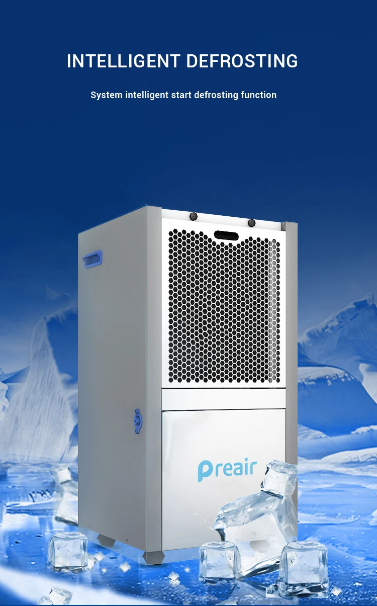 Portable Intelligent Control Metal Housing 220V 50L Commercial Dehumidifier