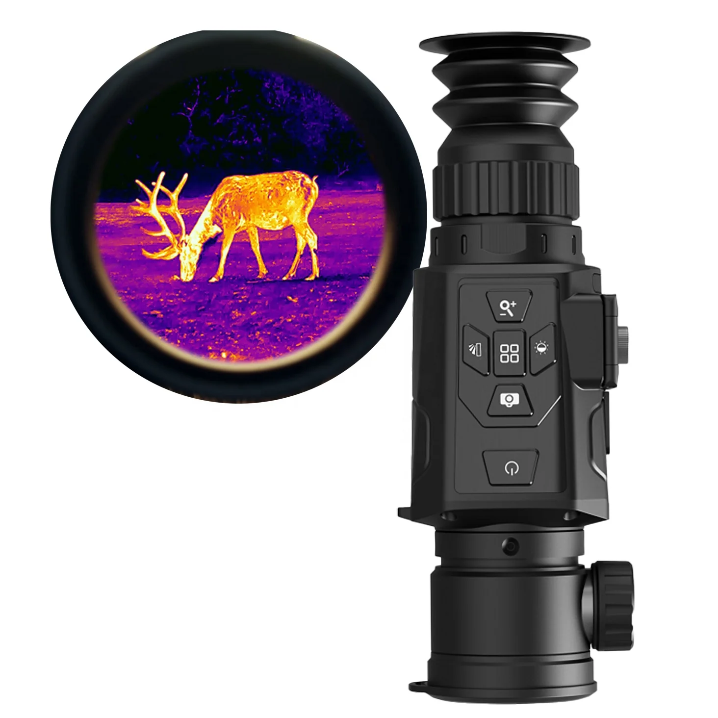 1.2km Rangefinder & 6.3km Detection Pcp Night Vision Thermal Imager For Hunting Hyde