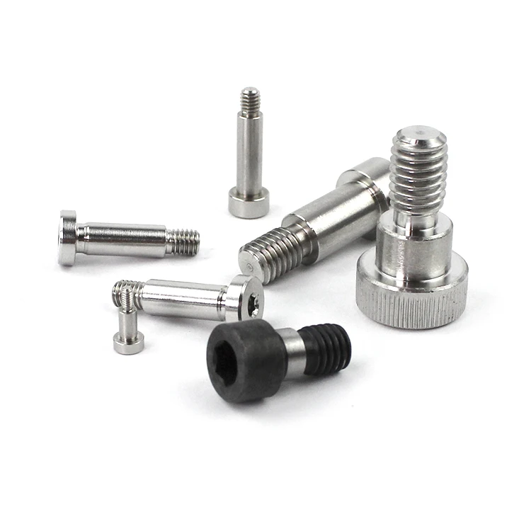 Precision 18-8 Stainless Steel Shoulder Screw M8 Thread Oval Head Nickel Material ISO Standard