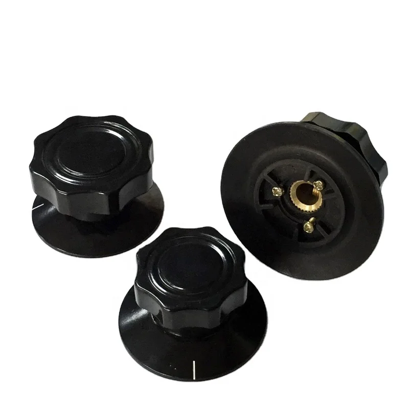 Верхний диаметр: 33 мм * нижний диаметр 38 мм * высота 22 мм фенольная пластиковая ручка управления d рукоятками вала