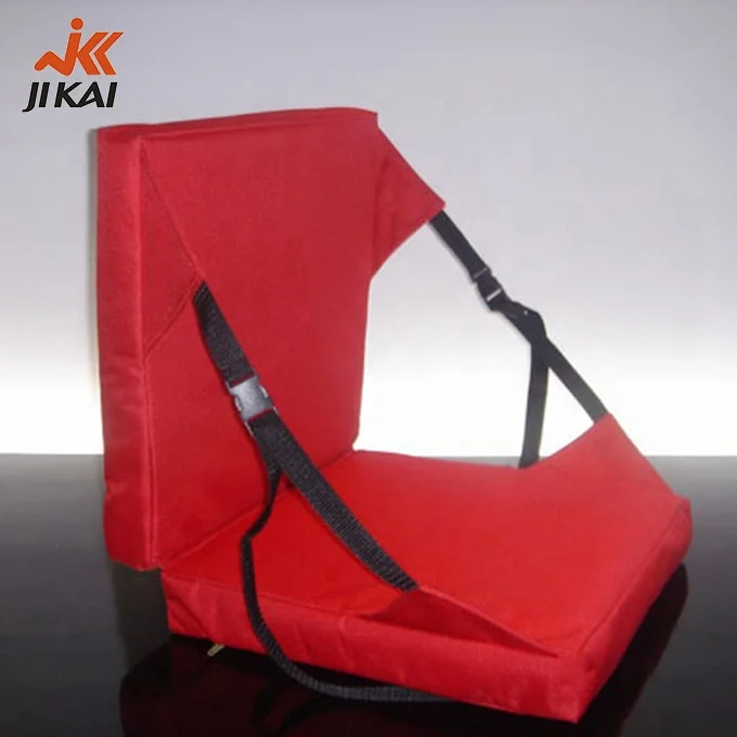 Portable seat stadium folding cushion chair with backrest, foldable seat cushion for outdoor