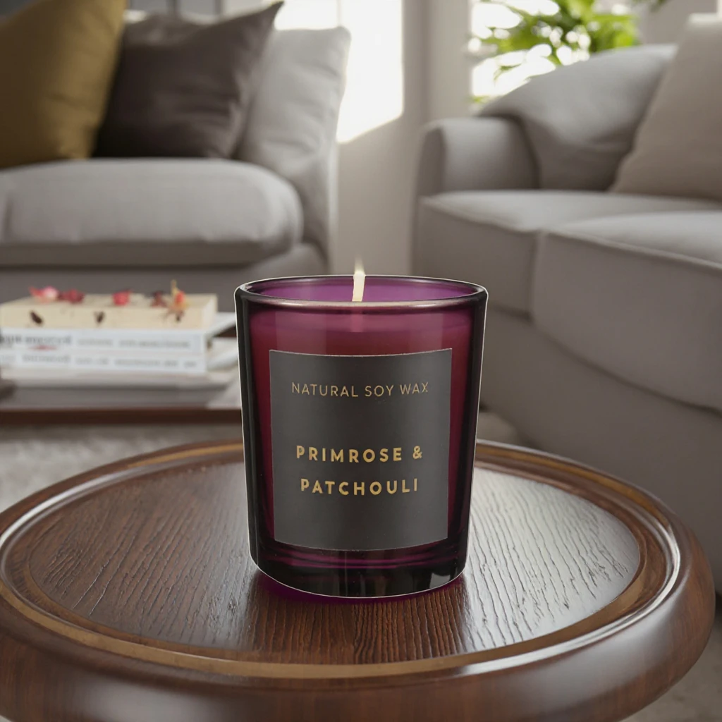 Luxury Wooden Scented Soy Wax Aroma Candles with Dried Flowers for Home Decoration during Christmas Easter Bulk Model Number