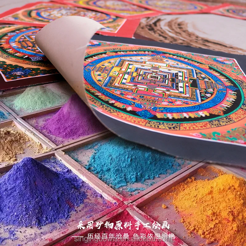 wholesale Tibetan tangka hand-painted tanka for buddha Fengshui decoration painting