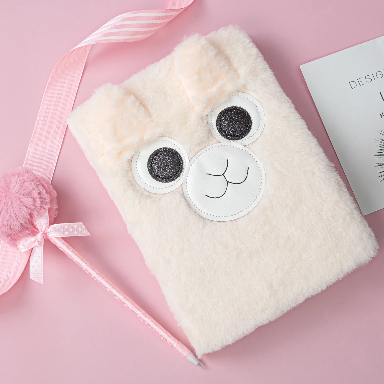 Factory Wholesale Cartoon Notebook Plush Kawaii Gift Anime Cute Notebook For Girls