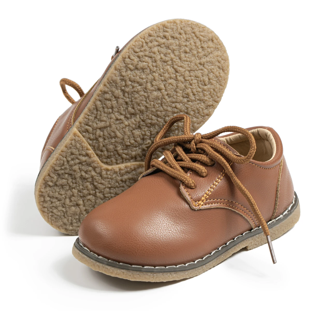 Outdoor Children Boy School Party Wedding PU Leather Rubber Anti-Slip Kids Boys Shoes Winter Boots