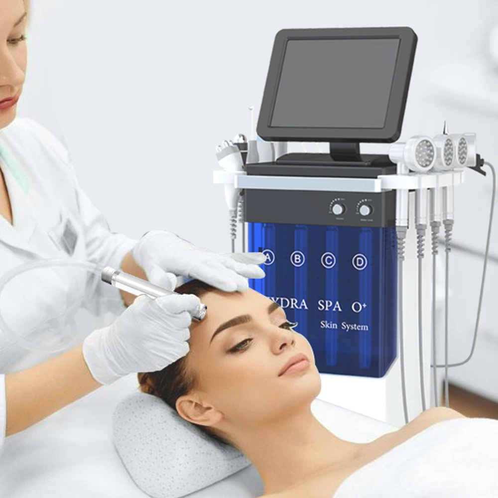 facial peel machine rf skin tighten skin deep clean microdermabrasion 13 in 1 hydro dermabrasion peel facial  machine