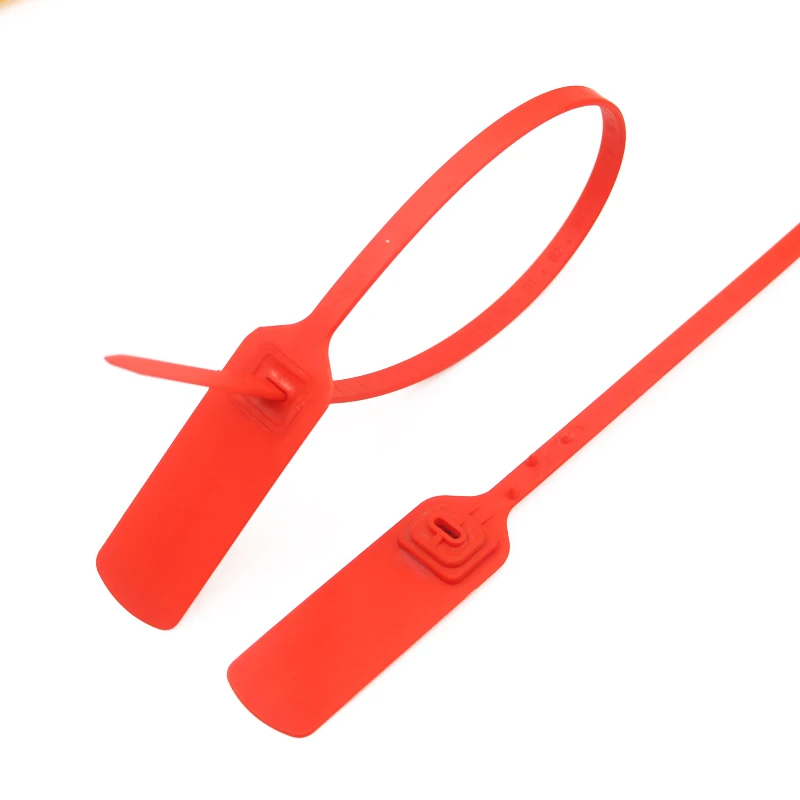 PN-PS2124 вибротрамбовка безопасности с пластиковой пломбой для одежды замок банковских сумки туго затягивается полиэтиленовые пластиковые пломбы