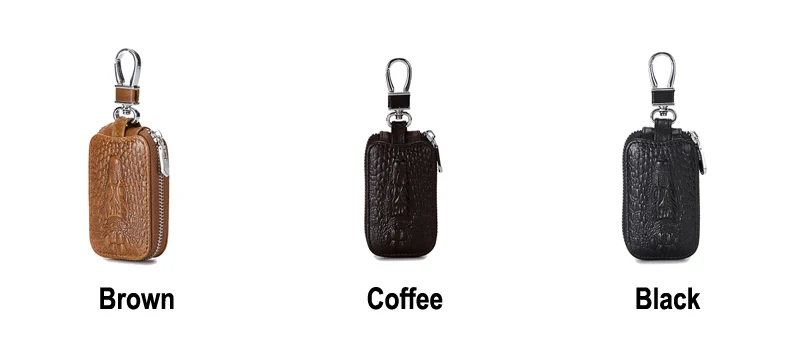 Creative Crocodile texture England Style Vintage Fashion Keychains Men Women Accessories Mini Protective Shell Car Key Case