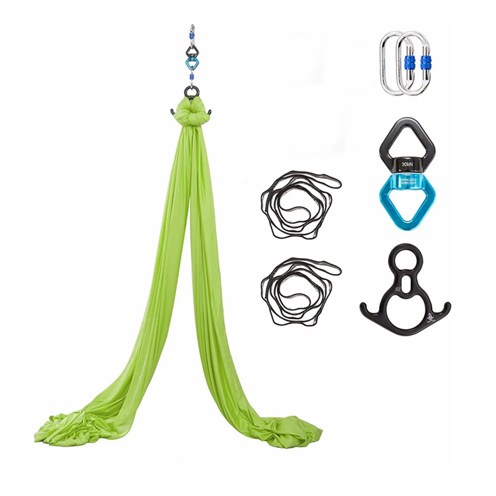 Air Flying High-strength Soft Silk Nylon Antigravity Aerial Yoga Hammock CE Certification Accessories Included